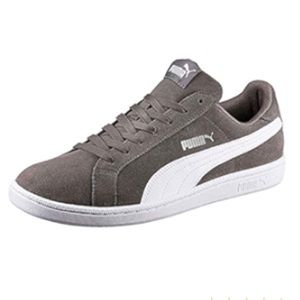 NIB Puma Smash Fun SD Jr Steel Gray Puma White